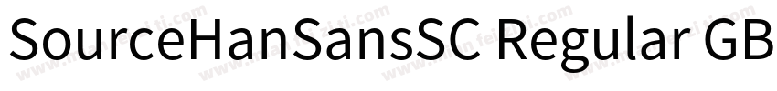 SourceHanSansSC Regular GBpc字体转换